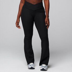 Oasis Rib HW Crossover Kick Flare